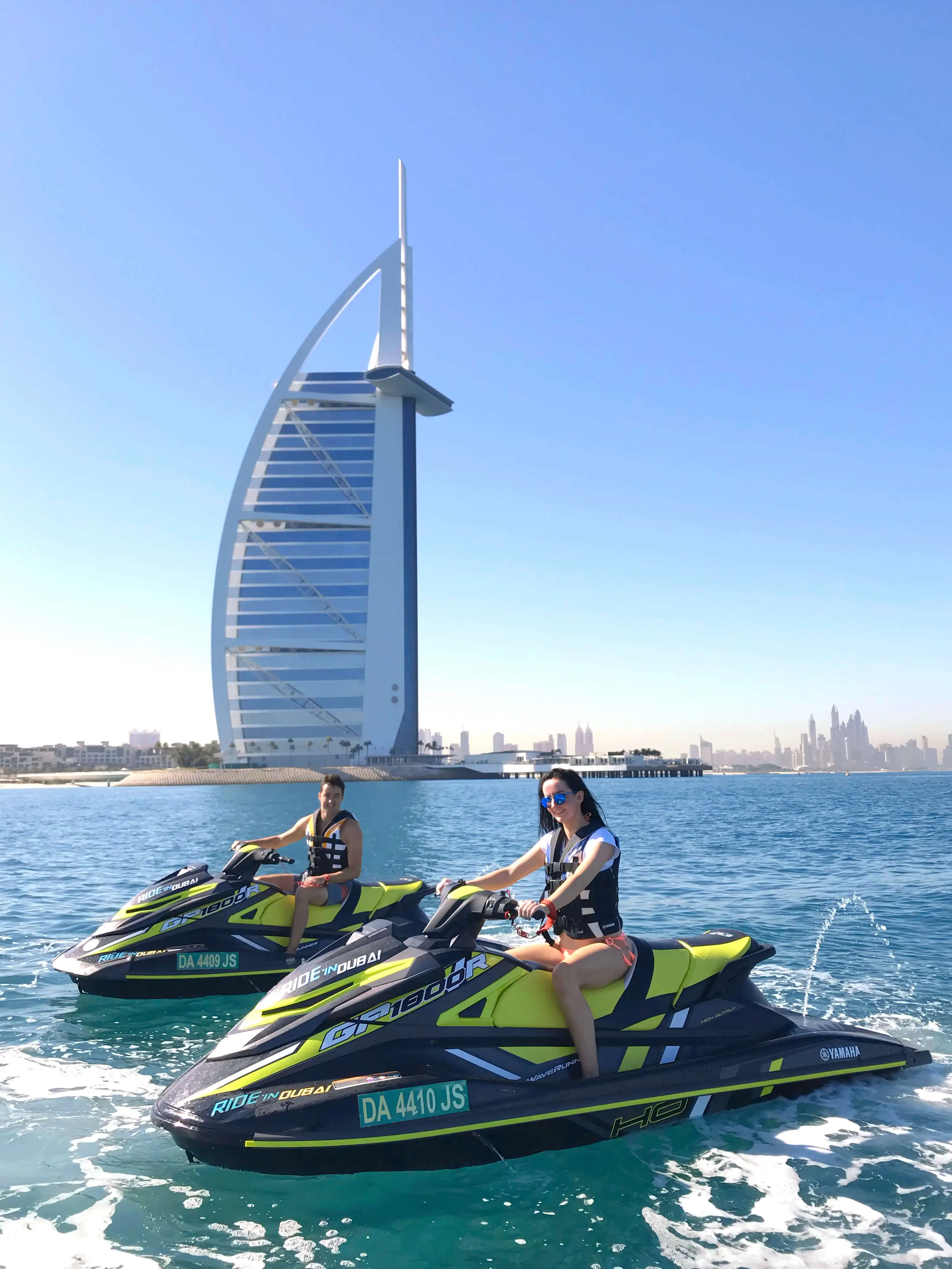 Jet Ski Tour of Dubai: Burj Al Arab, Dubai Marina, Atlantis, Palm & Burj Khalifa