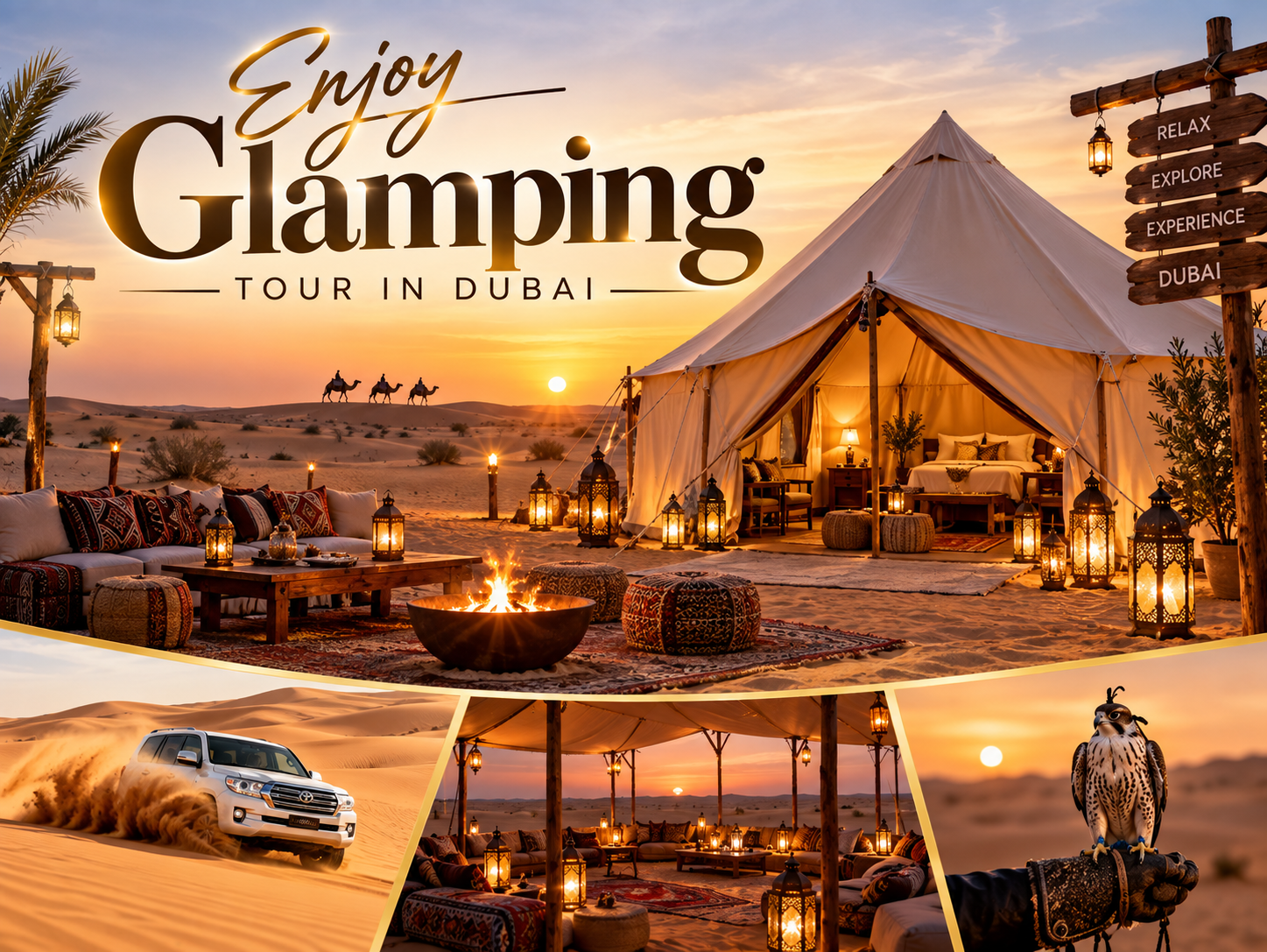 Desert, Beach, or Mountain Glamping in Dubai: Which Suits You?
